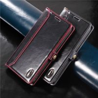 Luxury Leather Flip Stand Phone Case for iPhone 14 Pro Max 13 12 11 XS XR X SE 2022 8 7 Plus Wallet Card Cover Coque Etui Hoesje