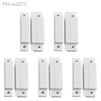 5PCS Wired Door Window Sensor Detector Magnetic Door Contact Sensor Switch For Burglar Alarm System Kit