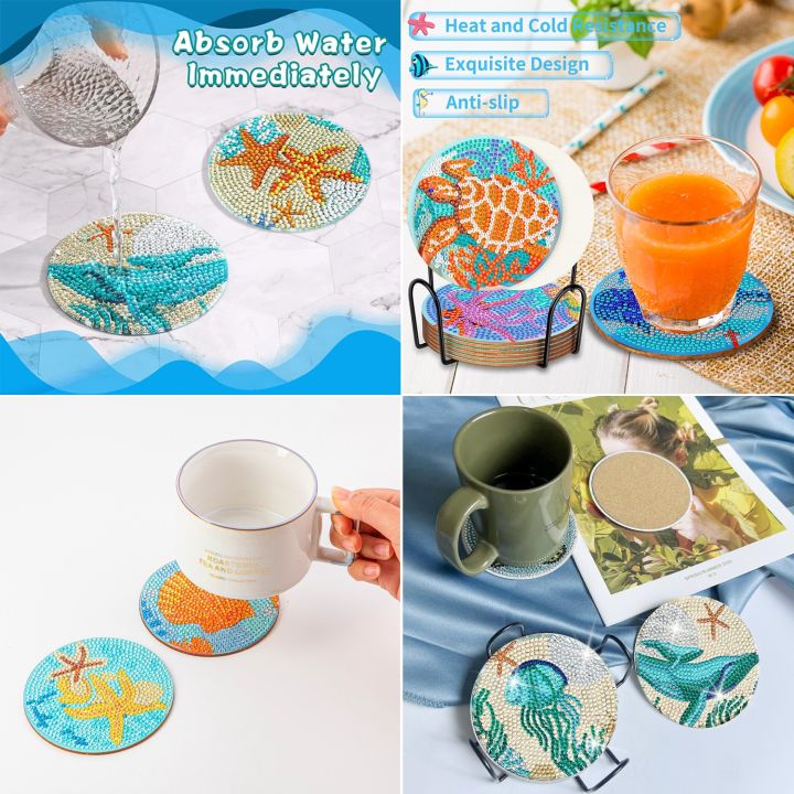 gatyztory-6pc-sets-5d-diamond-painting-coaster-with-holder-mandala-diy-diamond-painting-kits-table-placemat-cup-mat-pad