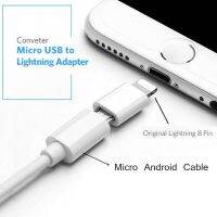 [SONGFUL] 2ชิ้นสายฟ้าเพื่อ Adaptor Micro USB สามารถใส่ได้กับ iPhone 11X9 8 7 6 5S iPad Air Mini IPod IOS ตัวแปลงสำหรับระบบ Android สามารถใส่ได้กับ iPhone
