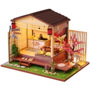 Kèm Mica và keo dán - Mô hình nhà gỗ lắp ráp DIY - J011 Sakura House