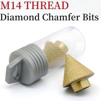 【LZ】❂♣♙  M14 diamante chanfro roteador bits diâmetro 38mm fresadora telha de mármore concreto buraco viu alvenaria perfuração coroas ferramentas de construção