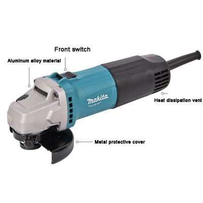 Makita เครื่องมือไฟฟ้า M0910B ลูกหมูขนาด100มม. 540วัตต์12000รอบต่อนาทีเครื่องตัดและบดอเนกประสงค์แบบประหยัด