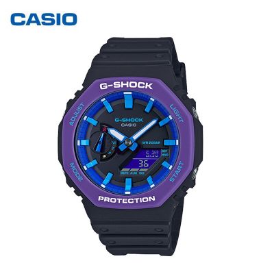 Casio G-Shock นาฬิกาข้อมือผู้ชาย สายเรซิ่น รุ่น GA-2100 SERIES (GA-2100THS-1A) นาฬิกาข้อมือ สมาร์ทวอทช์