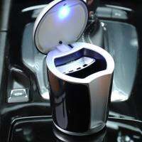 Creative Car Smoking Ashtray for Mercedes-Benz Flame Retardant with LED Light