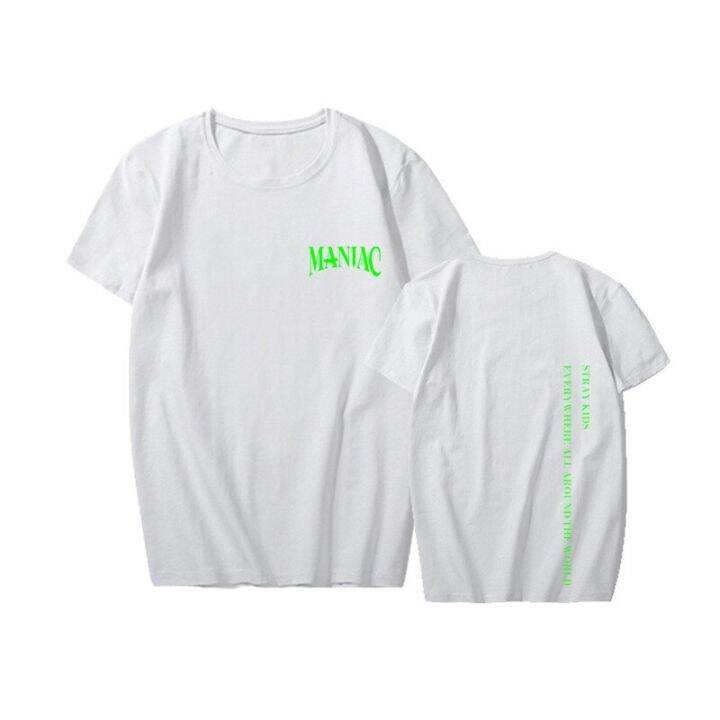 stray-kids-maniac-t-shirts-cotton-t-shirt-premium-quality-kpop-fans-tees