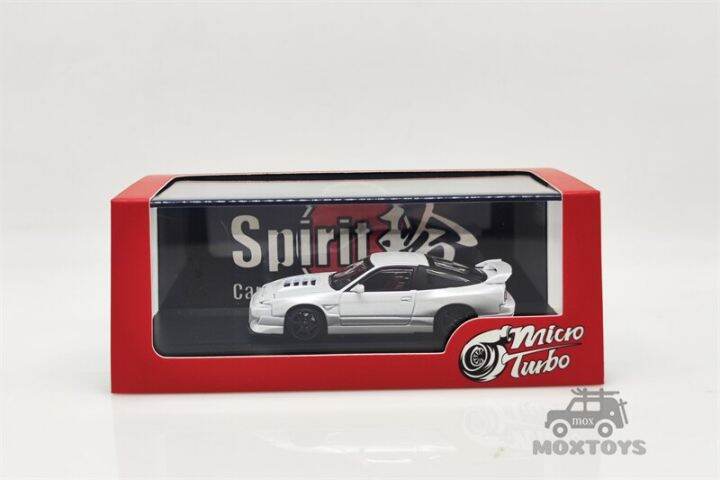 micro-turbo-1-64-nissan-180sx-metallic-white-diecast-model-car