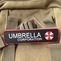 Umbrella Corporation  PVC 3D Rubber Badge Military Tactical Patch Haberdashery