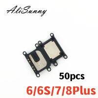 AliSunny 50ยูนิตหูฟังลำโพงเสียงสายเคเบิลงอได้ลำโพงสำหรับคนรุ่น untuk 7 8 Plus 6 6S Inga Benggantian Bahagian