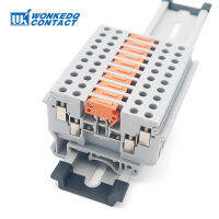 5Pcs UDK มีด4-MTK ถอดสกรูเชื่อมต่อ Termin 4mm ² ขั้วต่อสายไฟไฟฟ้า UK Din Rail Terminal Block UDK4 MTK