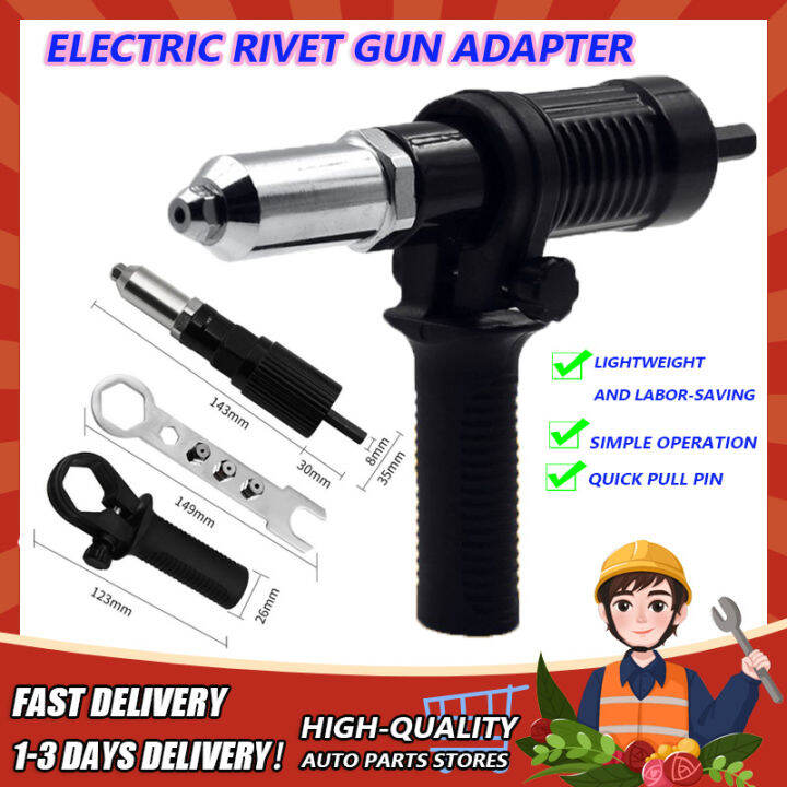 Electric rivet gun Core Pull Riveting Gun Adapter Electric Riveter Drill Pullriveting core