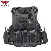 YAKEDA Military Tactical Vest 600D Camouflage Body Armor Outdoor Hunting Army Swat Bulletproof Combat Molle Vest