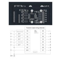 FX1N-10MT PLC Industrial Control Board+Case PLC Module Analog Input / Output with Guide Rail Delay Relay Module