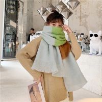 Korean autumn and winter new arrival scarf men and women couple long soft outdoor scarf warm elegant lovely cute plaid scarf