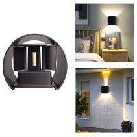 IP65 LED Wall Lamp Outdoor Waterproof Garden Lighting Aluminum AC86-265 Indoor Bedroom Living Room Stairs Wall Light