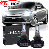 สำหรับ Toyota Vios E Spec &amp; J Spec , 2013-2020 CG LED ไฟหน้าไฟหน้าหลอดไฟชุดเปลี่ยนฮาโลเจนชุด2