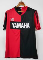 NEWELLS OLD BOYS MARADONA MESSI HOME RED BLACK 1993-1994 YAMAHA RETRO FOOTBALL SHIRT SOCCER JERSEY