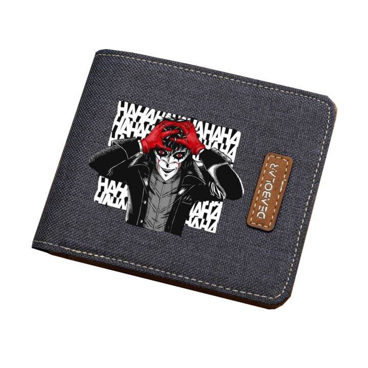 layor-wallet-อนิเมะ-persona-5กระเป๋าใส่เงินคอสเพลย์กระเป๋าสตางค์ใส่เหรียญและบัตรนักเรียนชายหญิงสั้นพิมพ์ลาย-carteira-กระเป๋าสตางค์กระเป๋าเงินวัยรุ่น