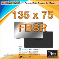 Wham Bam Flexible Build System for Resin 135x75mm Sonic 4K , Elegco Mars/ Mars Pro , Wanhao D7 , MONOPRICE Mini Delux SLA