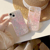 พร้อมส่งในไทย iPhone case เคสไอโฟน กากเพชรปราสาทชมพู เคสกลิตเตอร์ 11-13,13Pro,13Promax,14,14Pro,14Promax