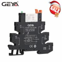 【❉HOT SALE❉】 zhichui1714470 Geya รีเลย์บางแผงวงจรป้องกันรีเลย์6a 12vdc/Ac หรือ24vdc/Ac หรือซ็อกเก็ตรีเลย์230vac ความหนา6.2มม.