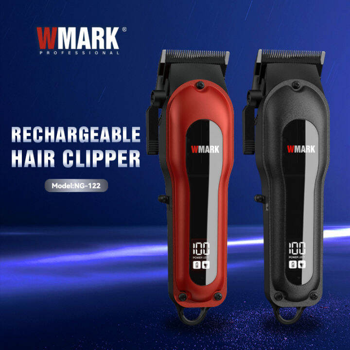 WMARK Hair clipper NG122 electric fader Oil head electric clippers hot sale charging hair