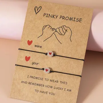 Gift Couple Bracelet Promise Bracelets Friendship Rope Luminous Heart Bead  Rope  eBay