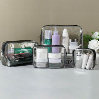 Transparent PVC Cosmetic Bag Travel Waterproof Toiletry Bag Portable Multifunction Set Clear Makeup Organizer Bag Cosmetic Box