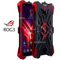 ◕ ( Free Gift ) เคสโทรศัพท์มือถือแบบอลูมิเนียมอัลลอยด์สําหรับ Asus Rog Phone 5 / 3 / 2 Rog5 / 3 / 2 Armor Rog Rog3 Rog2