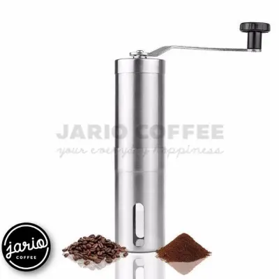 Jario เครื่องบดกาแฟ แบบมือหมุน เครื่องบดเมล็ดกาแฟ ที่บดกาแฟ สแตนเลส Coffee Grinder