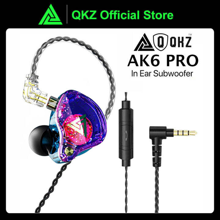 Qkz Ak6 Pro 1dd Dynamic Earphones Hifi Bass Earbuds In Ear Monitor