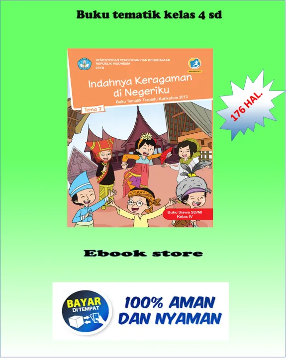 Buku Pelajaran Sd Kelas 4 Tema 7 Indahnya Keragaman Di Negeriku