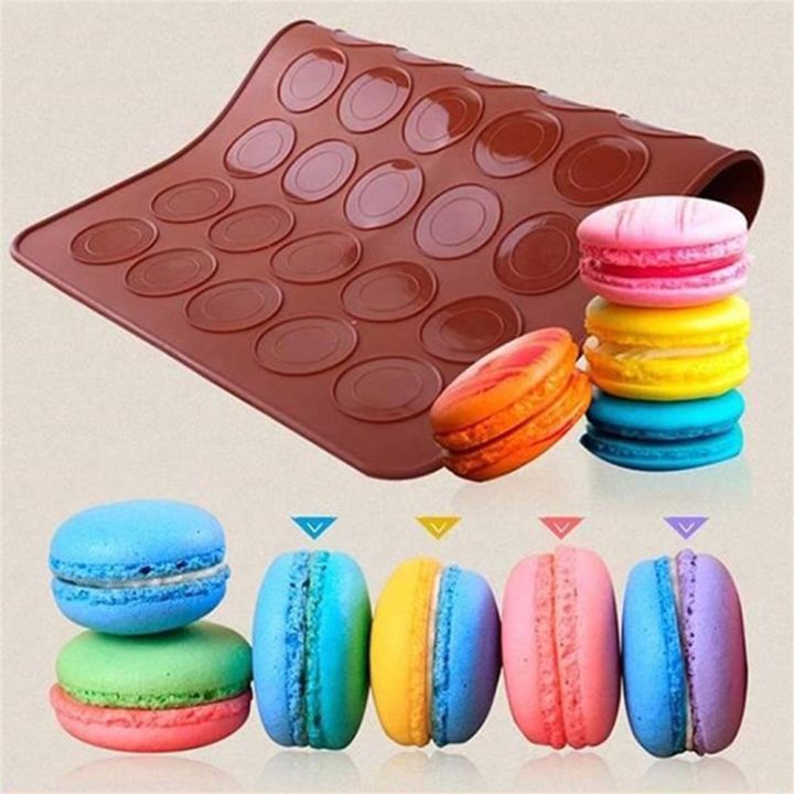 macaron-silicone-placemat-baking-mat-30-48-holes-non-stick-diymacaroon-dessert-cake-mold-oven-baking-pad-kitchen-accessories