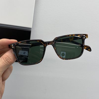 Leopard Dark Green Square Sunglasses Man Driving Shades Male Sun Glasses Brand Designer Fishing Travel Vintage Oculos De Sol Cycling Sunglasses
