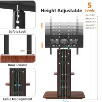 ส่งฟรี ปรับระดับความสูงได้ 5 ระดับขาแขวนตั้งพื้น สำหรับทีวี 32-65 นิ้ว TV Stand น้ำหนักได้ถึง 40kg Extra Large Base TV Bracket อุปกรณ์เสริมทีวี