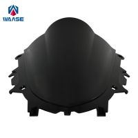 waase Motorcycle Double Bubble Windscreen Windshield Shield Screen Glass For Yamaha YZF R3 R25 2019 2020 2021 2022 2023