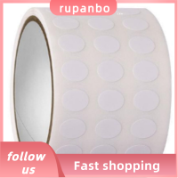 RUPANBO039392692 1000ชิ้นค่ะ สติกเกอร์จุดกลม 0.25นิ้วค่ะ สีขาวขาว กาวในตัว เทปม้วนได้ 1ม้วนครับ ม้วนป้าย ออฟฟิศสำหรับทำงาน