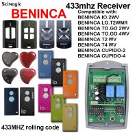 2023 latest BENINCA TO.GO 2WK 4WK 2WV 4WV IO.2WV T4 WV T2WK T4WK ตัวรับสัญญาณรีโมทคอนโทรล 433.92mhz ตัวรับสัญญาณประตูโรงรถ