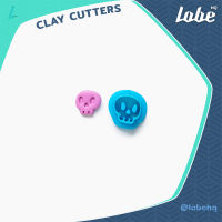 Skull Shape D Clay Cutter/ Clay Tools/ Polymer Clay Cutter/ แม่พิมพ์กดดินโพลิเมอร์รูปทรงหัวกระโหลก D