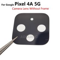 【The-Best】 shah ansari Aocarmo กระจกเลนส์กล้องถ่ายรูปหลังสำหรับ Google Pixel 4A 5G มีกาวและอะไหล่ทดแทนปลอกคอกันสุนัขเลีย