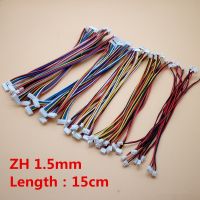 10pcs ZH 1.5mm 2/3/4/5/6/8-Pin Double End Female amp; female Connector with cable Same Direction Wire 15cm Length