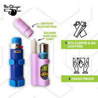 1 Pcs The Clinger Empty Stash Bic Lighter Case Storage Boxes