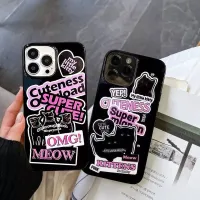 -Candyy.case- เคสโทรศัพท์สกรีนลายแมวKITTENS กันกระแทก TPUนิ่ม สำหรับ13 13PRO 12 Pro Max 11 8plus 7plus 7 8 XR XS Max ทุกรุ่น #5056