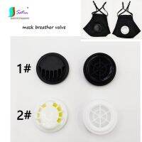 Wholesale 20pcs Home Diy Make Mask Accessories White Black Resin One-way Mask Breather Pressure Vent Valves A0443L