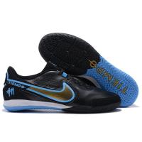 ❒ஐ Tiempo Legend 9 Elite IC futsal shoes，Men s Leather flat-bottomed indoor football shoessize 39-45