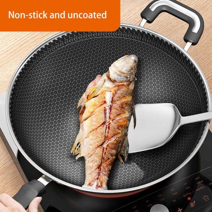BELUGA Nonstick Frying Pans DoubleSided Screen Stainless