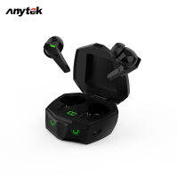 ANYTEK 1คู่ P50หูฟังเล่นเกมบลูทูธไร้สายรองรับหูฟังออกกำลังอิเล็กทรอนิกส์40แบตเตอร์ชาร์จใหม่ได้ Mah