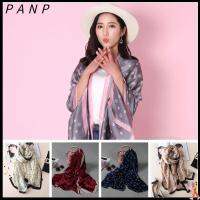 PANP Cashmere Cape Silk Knitted Wrap Women Scarves Flower Printed Neckerchief Lady Shawl