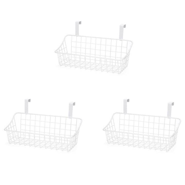 3x-basket-with-hook-grid-storage-basket-hang-it-behind-a-door-or-on-a-railing-over-the-cabinet-door-white