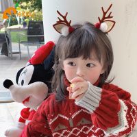 Hair Clip for girl Headband baby Christmas Gift kids Hairclip babygirl Hair Band Snowman Antlers Hairclip Cute Fashion AKKU